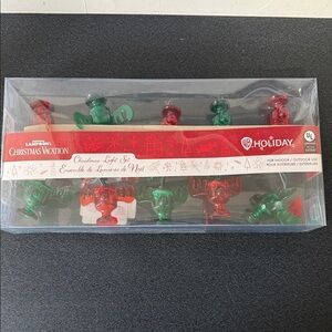 Kurt Geiger Red and Green Holiday String Lights